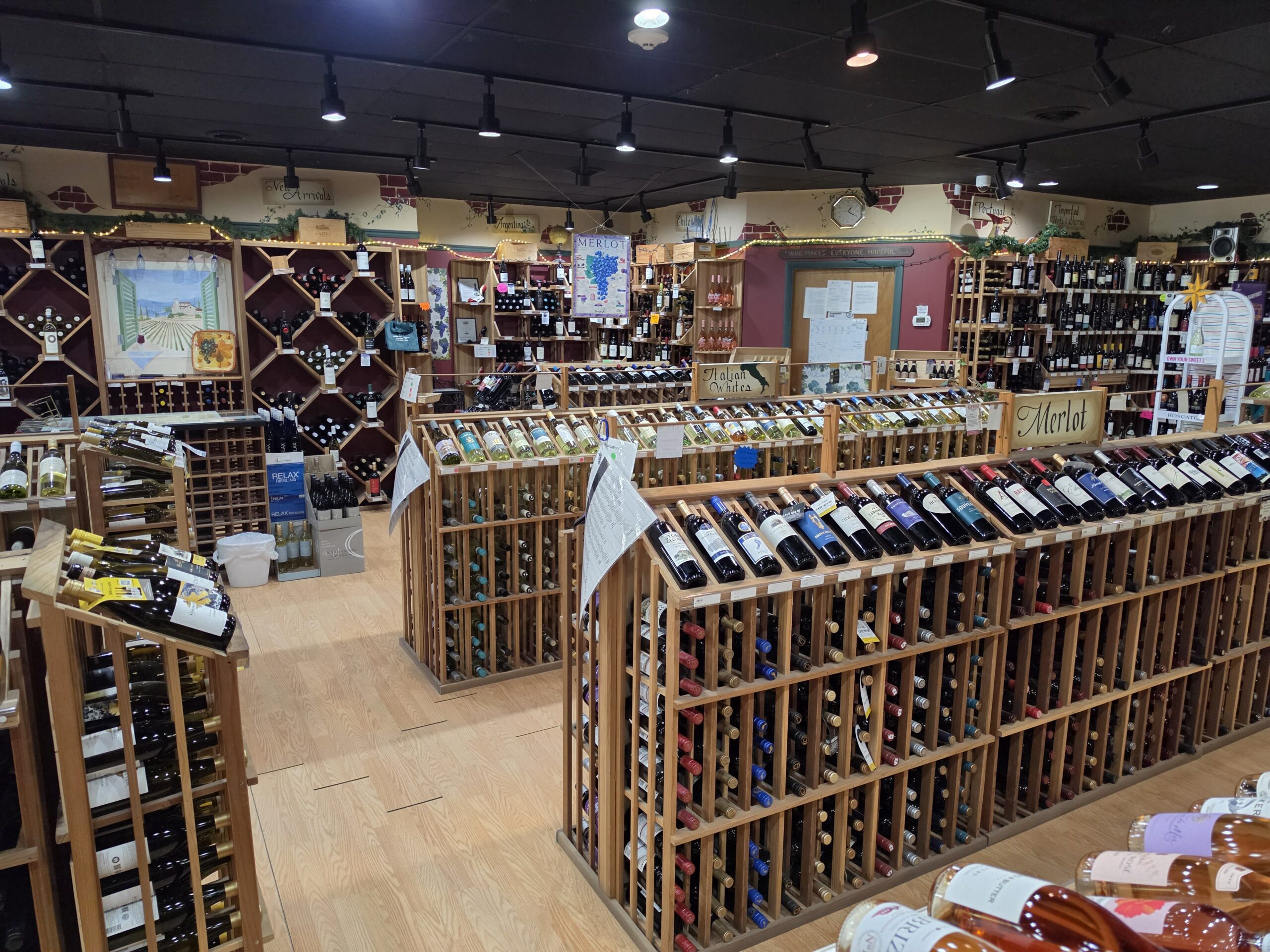 Interior of T&R Wines & Liquors